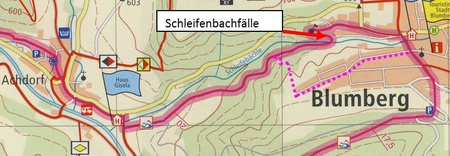 Umgehung Schleifenbach Wasserfälle