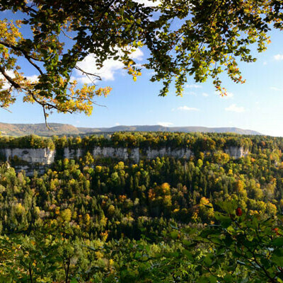 Blick auf die Wutachflhen in der ersten Etappe