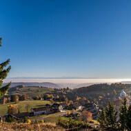 Alpenblick ber Dachsberg in der fnften Etappe