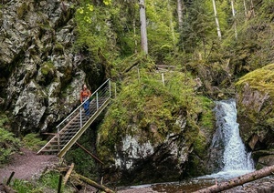 Abstecher am Ende der 2. Etappe in die Lothenbachklamm